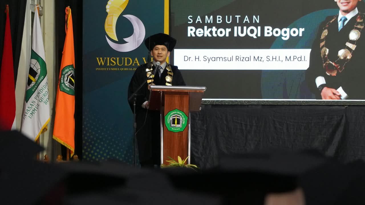 Rektor IUQI Bogor Tekankan Pentingnya Integritas bagi Lulusan pada Wisuda VI